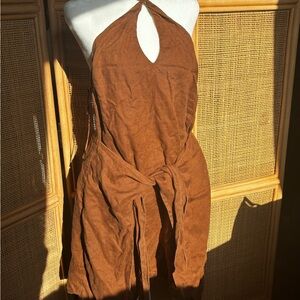 Rails Linen Halter Dress